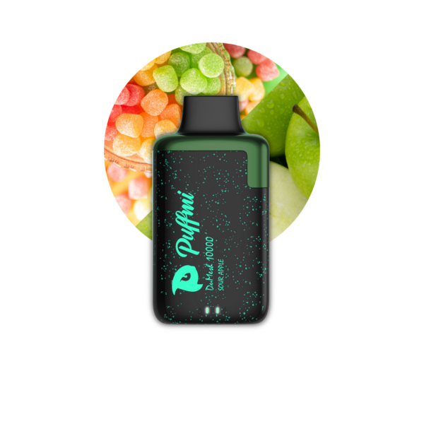 Vapirit PUFFMI DuMesh 10000 – Sour Apple – Vaperite FMCG